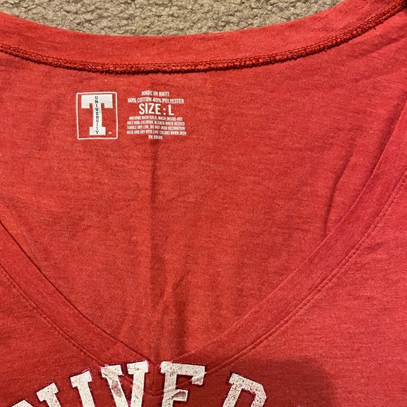 Red short sleeve UNL shirt - Picture 2 of 2